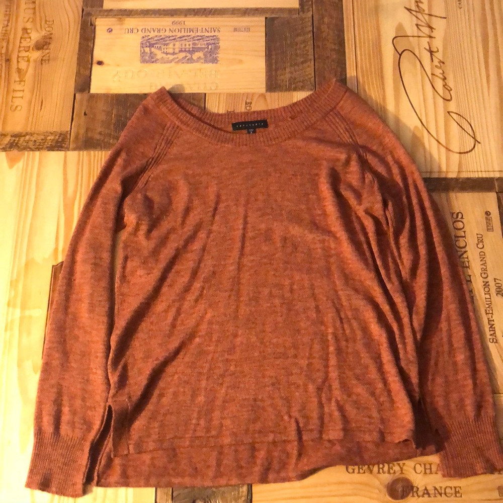 Orange Thin Sweater